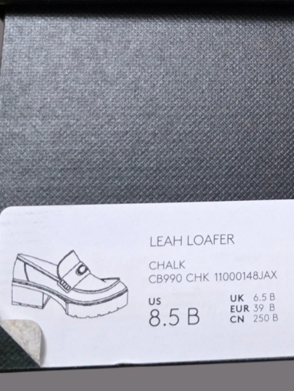 Coach excellent box